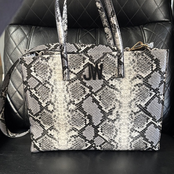 Jason Wu Handbags - Jason Wu EUC Snakeskin Pattern Women's Bag - Black and Gray